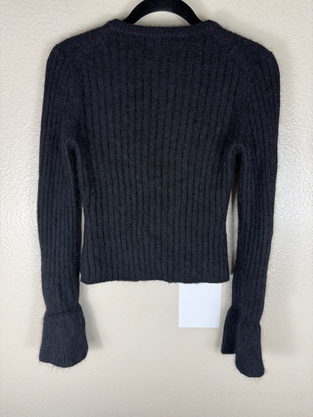 Reformation Rebecca Cashmere Alpaca Tie Front Cardigan - Picture 9 of 9